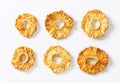 Dried pineapple rings Royalty Free Stock Photo