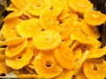 Dried pineapple slices