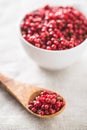 Dried pink peppercorn Royalty Free Stock Photo