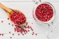 Dried pink peppercorn Royalty Free Stock Photo