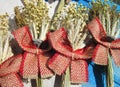 Dried plant bouquet