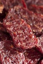 Dried Processed Beef Jerky Royalty Free Stock Photo
