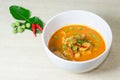 Dried red pork coconut curry (Panaeng) Royalty Free Stock Photo