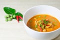 Dried red pork coconut curry (Panaeng) Royalty Free Stock Photo