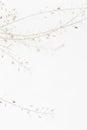 Dried romantic elegant beige flowers for wedding or tender poster invitation and wallpaper on light background vertical macro