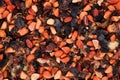 Dried Rose Hip Tea Background Texture Royalty Free Stock Photo