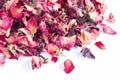 Dried rose petal pot-pourri