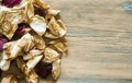 Dried rose petals Royalty Free Stock Photo