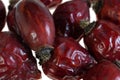 Dried rosehips on a white isolated background Royalty Free Stock Photo