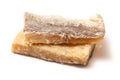 Dried Salt Cod, Isolated.