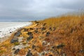 Dried salt lake in Colac, Victoria