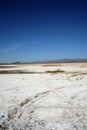 Dried salt mud flats Royalty Free Stock Photo