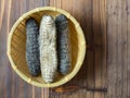 Dried sea cucumber Royalty Free Stock Photo