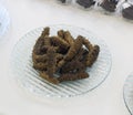 Dried sea cucumber Royalty Free Stock Photo