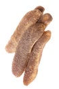 Dried Sea Cucumbers Isolated Royalty Free Stock Photo