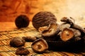 Dried Shiitake Mushroom Royalty Free Stock Photo