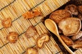 Dried Shiitake Mushroom Royalty Free Stock Photo