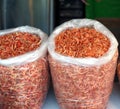 Dried Shrimps in Sacks