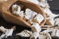 Dried and sliced marshmallow root Royalty Free Stock Photo