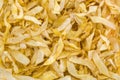 Dried sliced Solomon`s Seal Rhizome, Polygonatum Root used in t