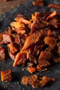 Dried Smoked Salmon Jerky Royalty Free Stock Photo