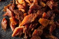 Dried Smoked Salmon Jerky Royalty Free Stock Photo