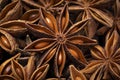 Dried star anise close up full frame Royalty Free Stock Photo