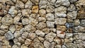 dried stone wall masonary background Royalty Free Stock Photo