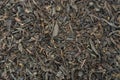 Dried tea leaves macro selective focus Royalty Free Stock Photo