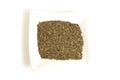 Dried thyme in square white bowl Royalty Free Stock Photo