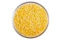 Dried uncooked mung or moong daal Royalty Free Stock Photo