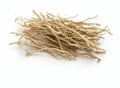 Dried vetiver roots