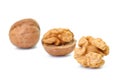 Dried walnuts closeup