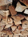 dried wood for the stove