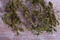 Dried wormseed herb