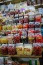 Driedfruits from traditional food market and bazar in Thailand