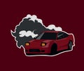 Drift car Royalty Free Stock Photo
