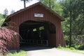 Drift Creek covered bridge near Lincoln City, Oregon