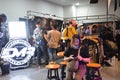 Drift master republic booth at makina moto show in Pasay, Philippines