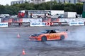 Drift show Orange team Royalty Free Stock Photo