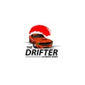drifter car sport of illustration