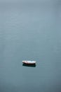 Drifting Abandoned Dinghy Royalty Free Stock Photo