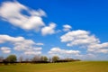 drifting clouds, long term exposure Royalty Free Stock Photo