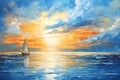 Drifting Dreams: A Poetic Sunset on the Coherent Seas