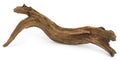 Driftwood over white background