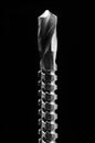 Drill Bit metal set isolated Royalty Free Stock Photo