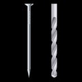 Drill bit and steel nail