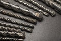 Drill bits for drilling concrete masonry or stone Royalty Free Stock Photo
