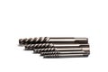 Drill extractors close up view isolated on white background Royalty Free Stock Photo