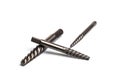 Drill extractors close up view  on white background Royalty Free Stock Photo